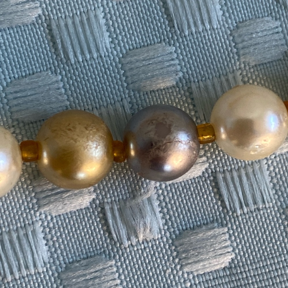 Joan Rivers Czech Glass Faux Pearls Multi Stand Necklace - Picture 15 of 17